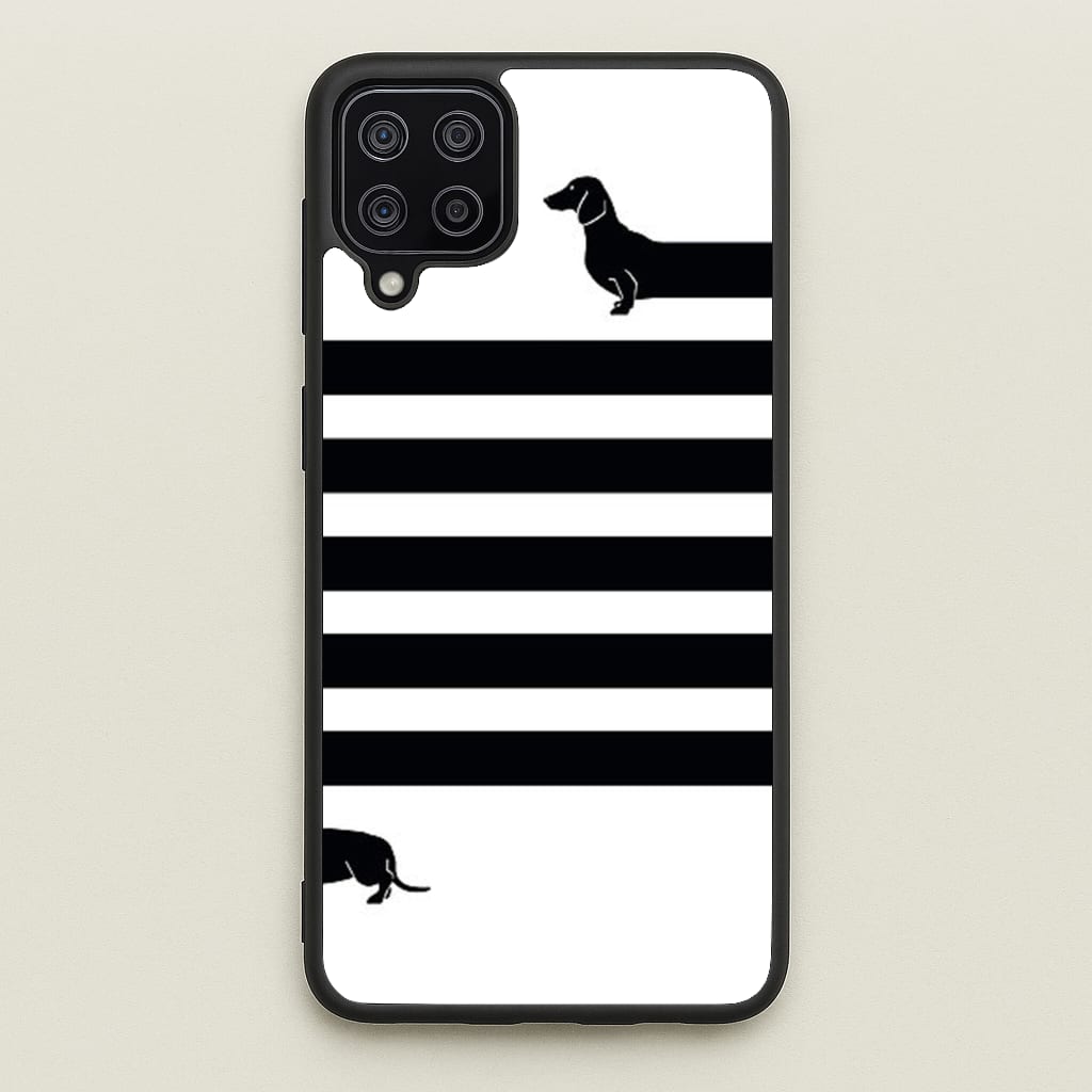 Dachshund Wrapped - Phone Case for Galaxy A12
