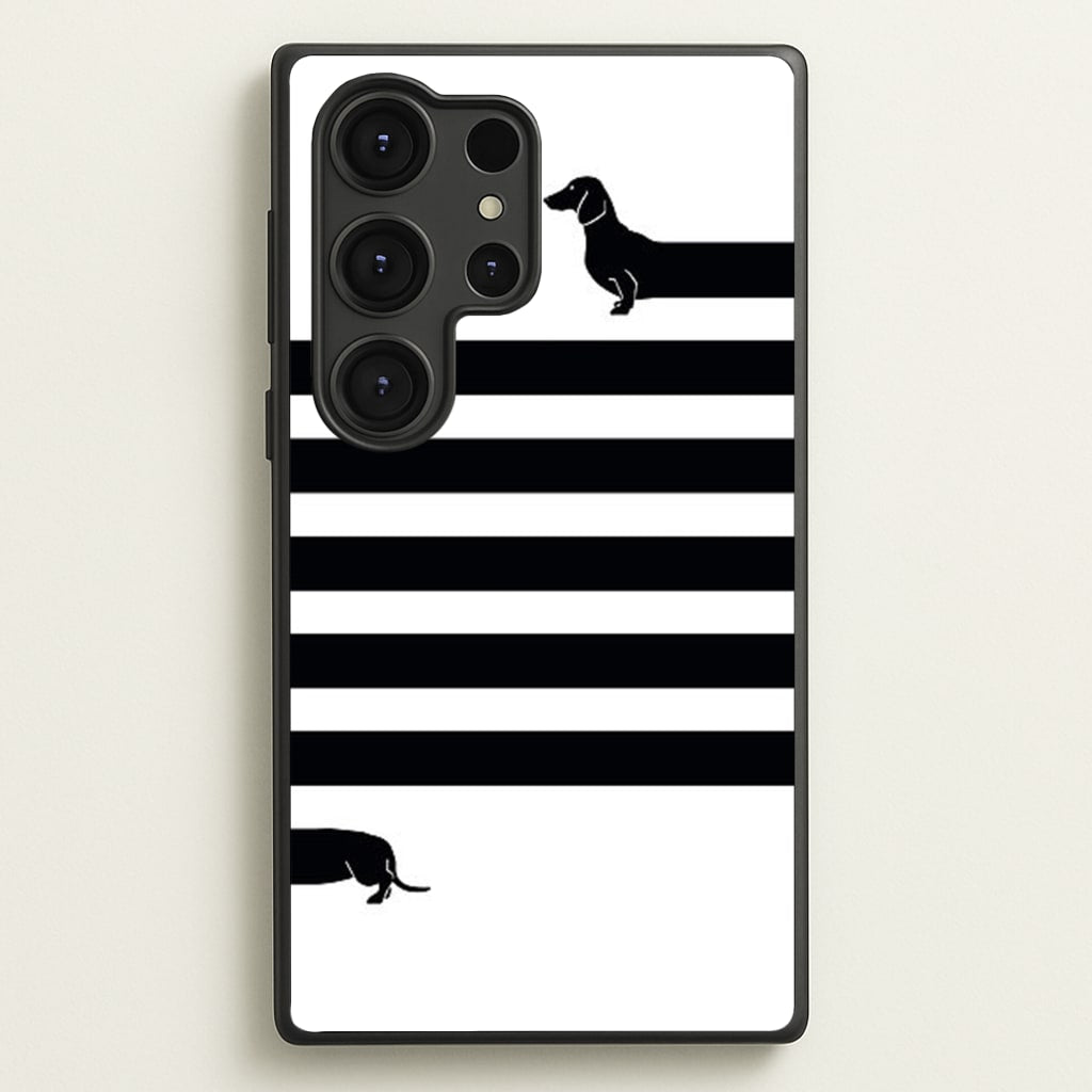 Dachshund Wrapped - Phone Case for Galaxy S25 Ultra