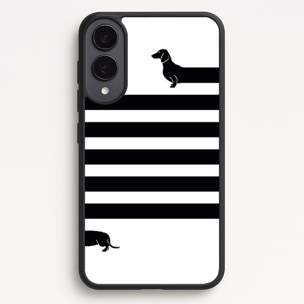 Dachshund Wrapped - Phone Case for Galaxy S25 Edge