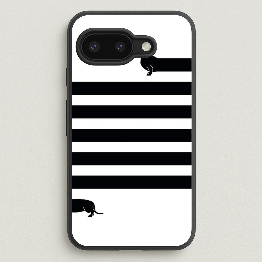 Dachshund Wrapped - Phone Case for Google Pixel 9a