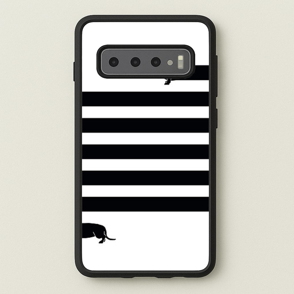 Dachshund Wrapped - Phone Case for Galaxy S10