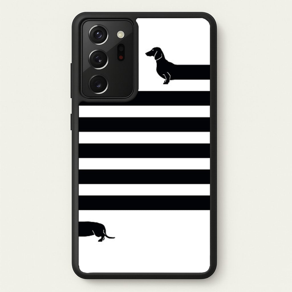 Dachshund Wrapped - Phone Case for Galaxy Note 20 Ultra