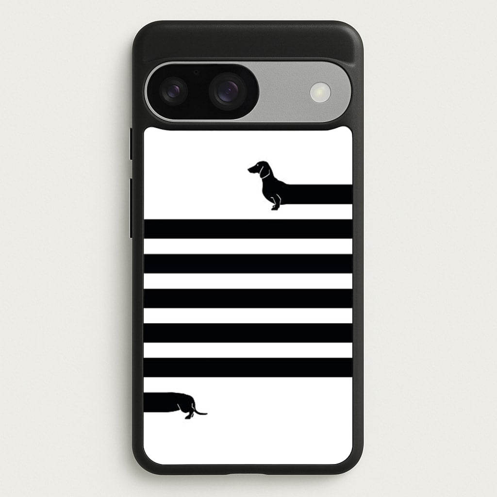 Dachshund Wrapped - Phone Case for Google Pixel 9 / 9 Pro