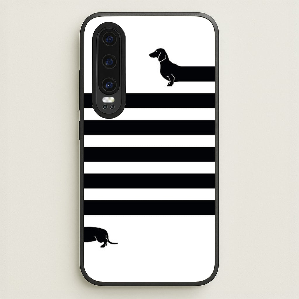 Dachshund Wrapped - Phone Case for Huawei P30