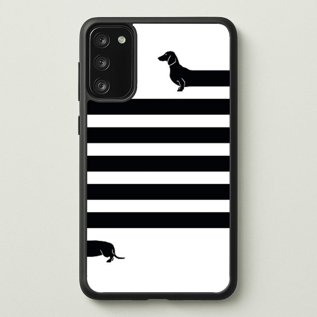 Dachshund Wrapped - Phone Case for Galaxy S20