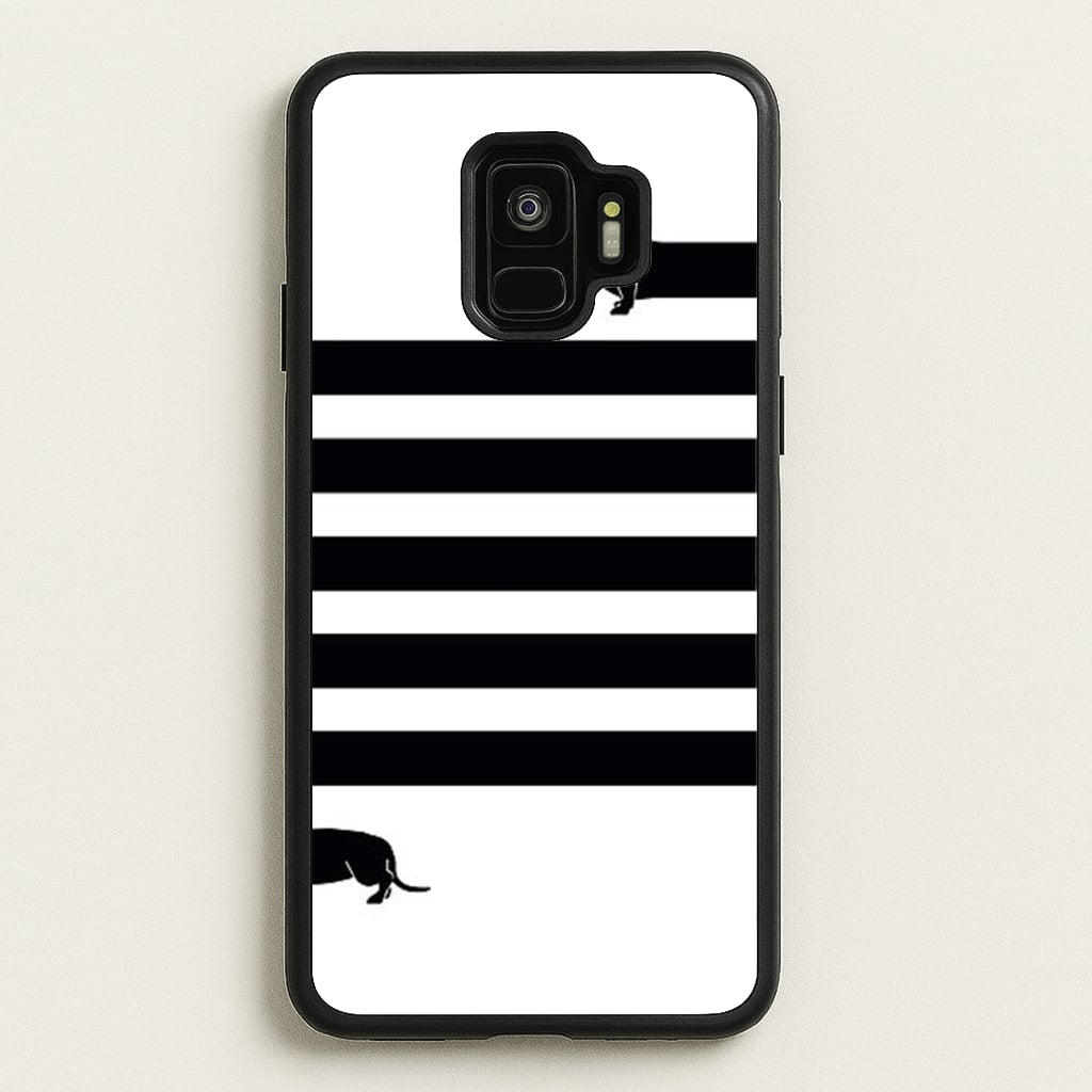 Dachshund Wrapped - Phone Case for Galaxy S9