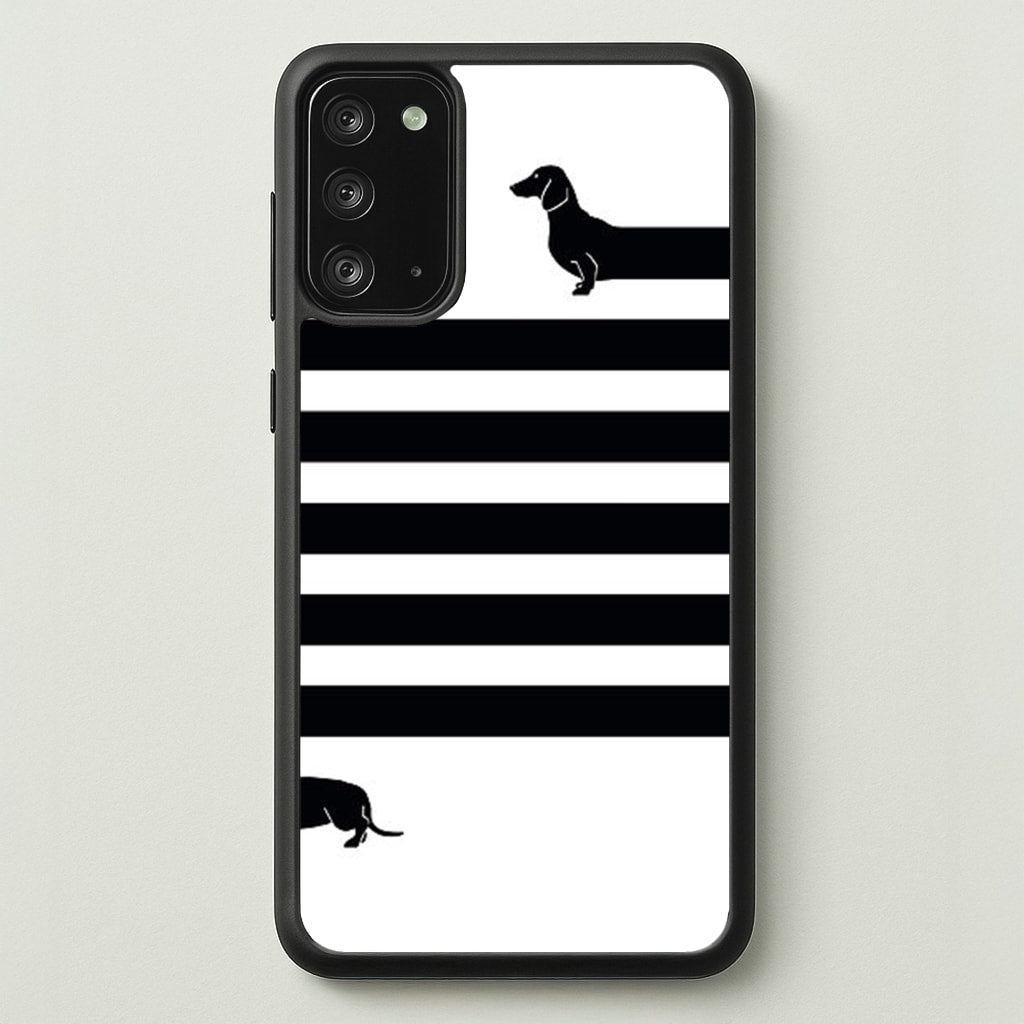 Dachshund Wrapped - Phone Case for Galaxy Note 20