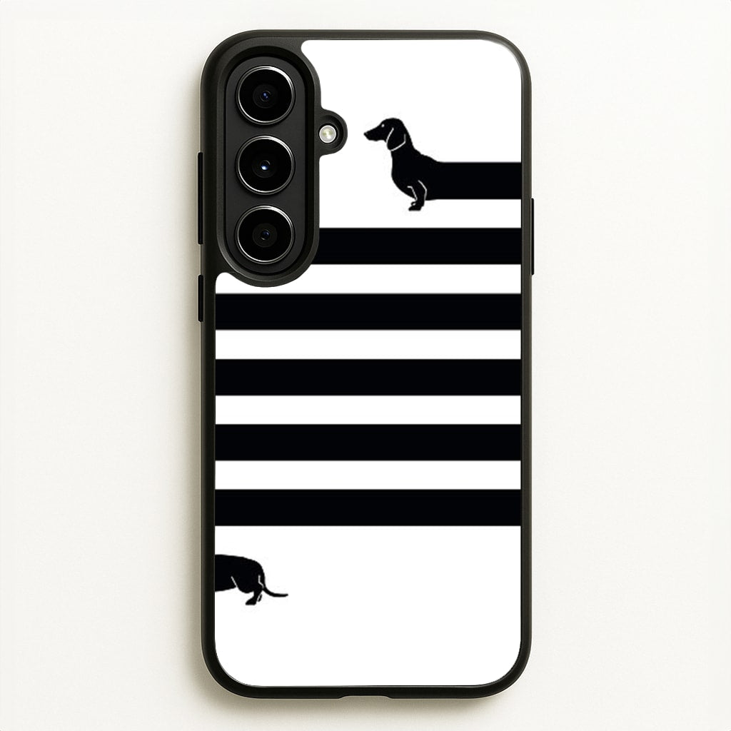 Dachshund Wrapped - Phone Case for Galaxy A56