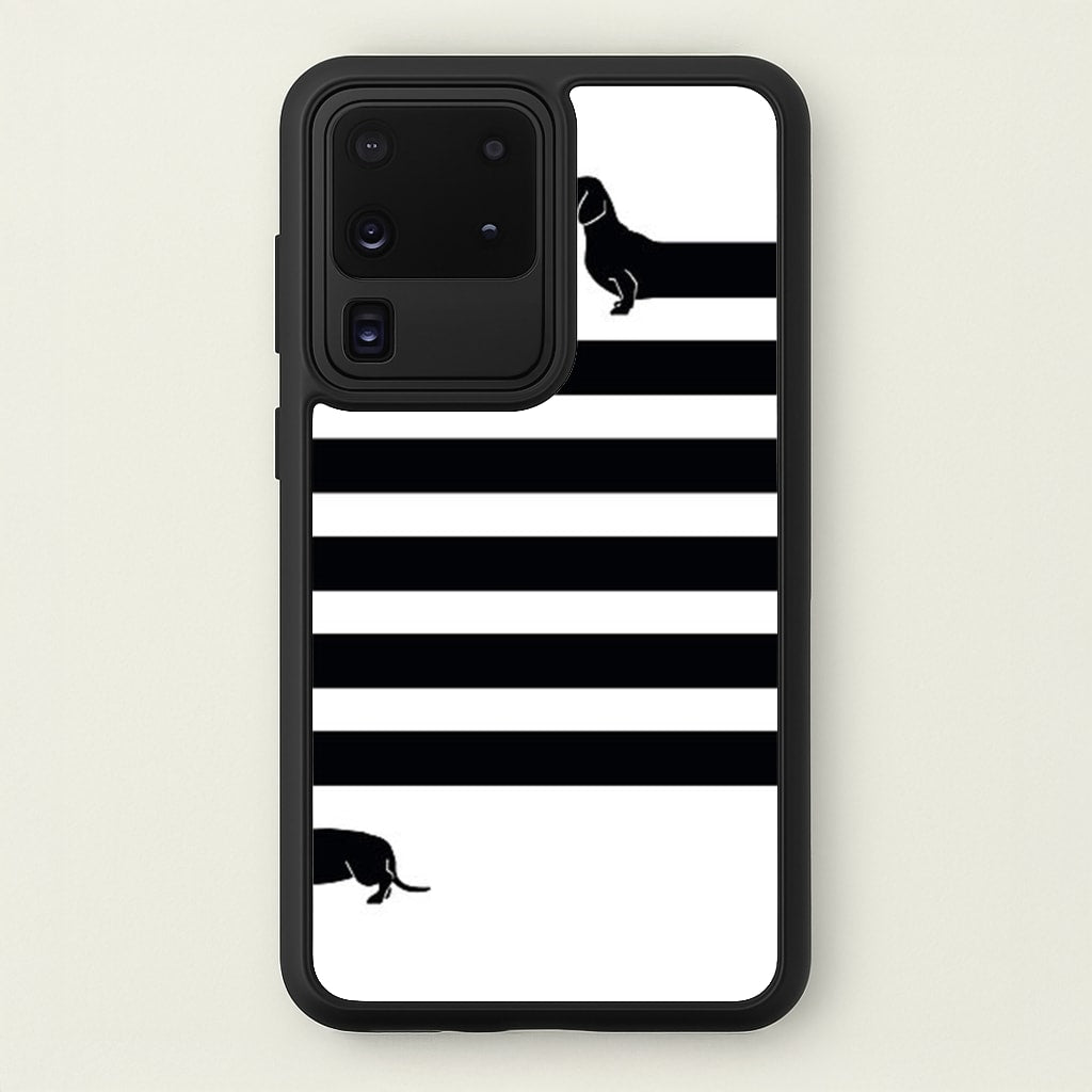 Dachshund Wrapped - Phone Case for Galaxy S20 Ultra
