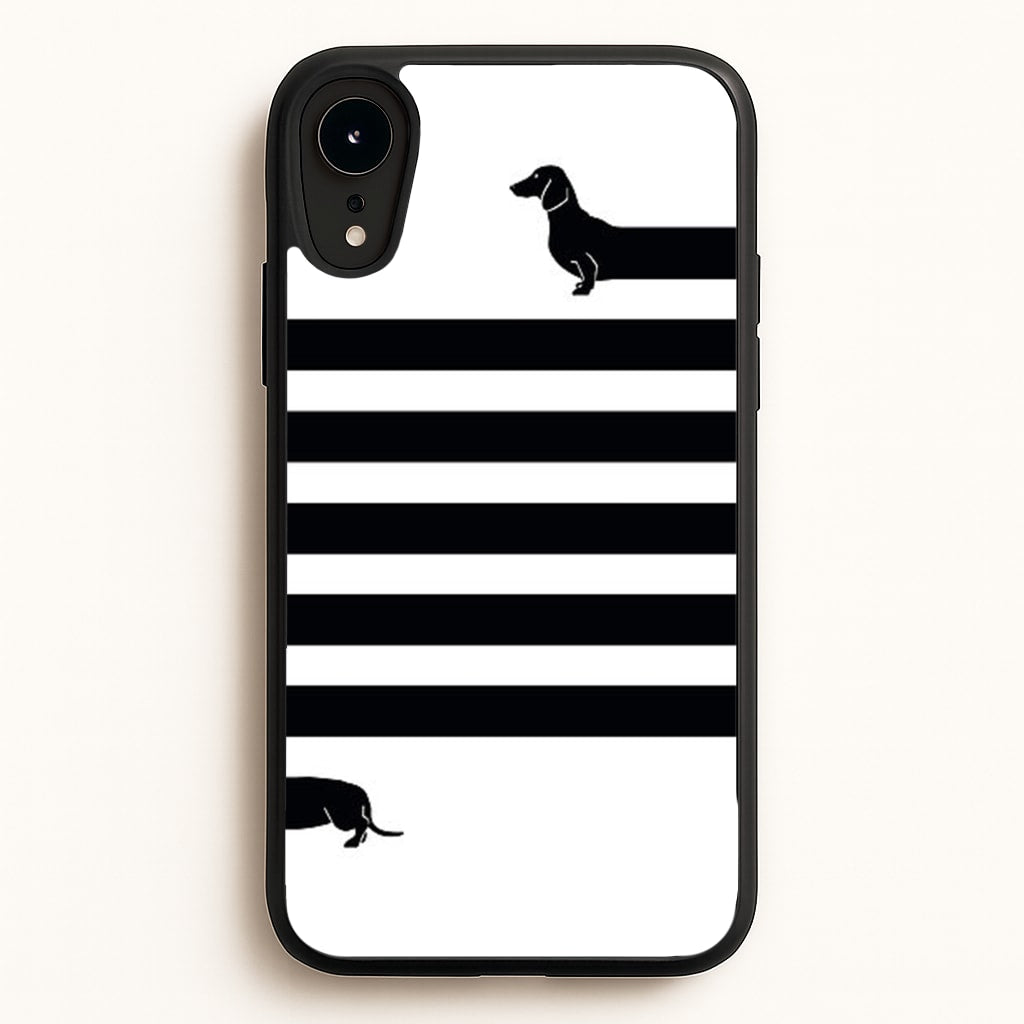 Dachshund Wrapped - Phone Case for iPhone XR