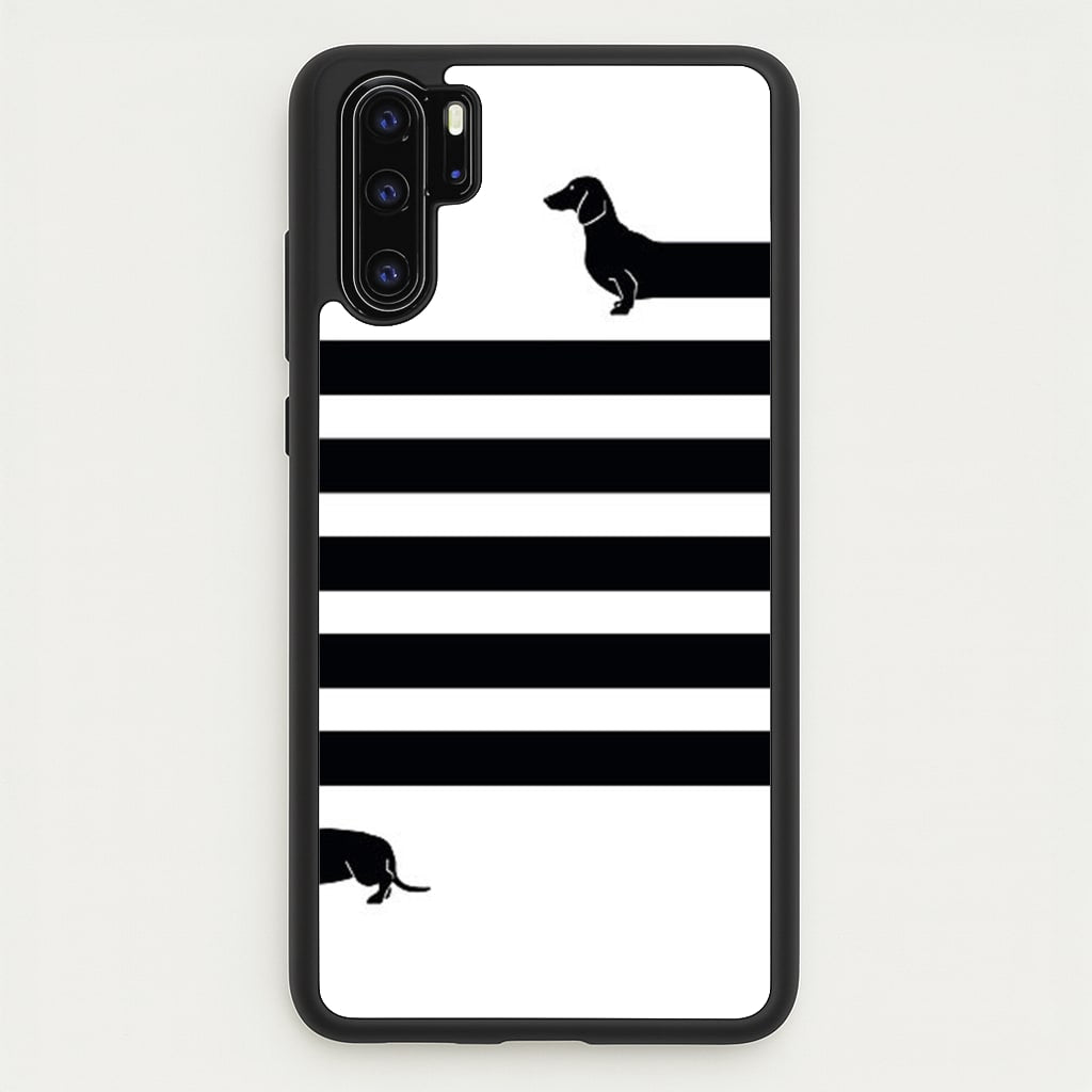 Dachshund Wrapped - Phone Case for Huawei P30 Pro