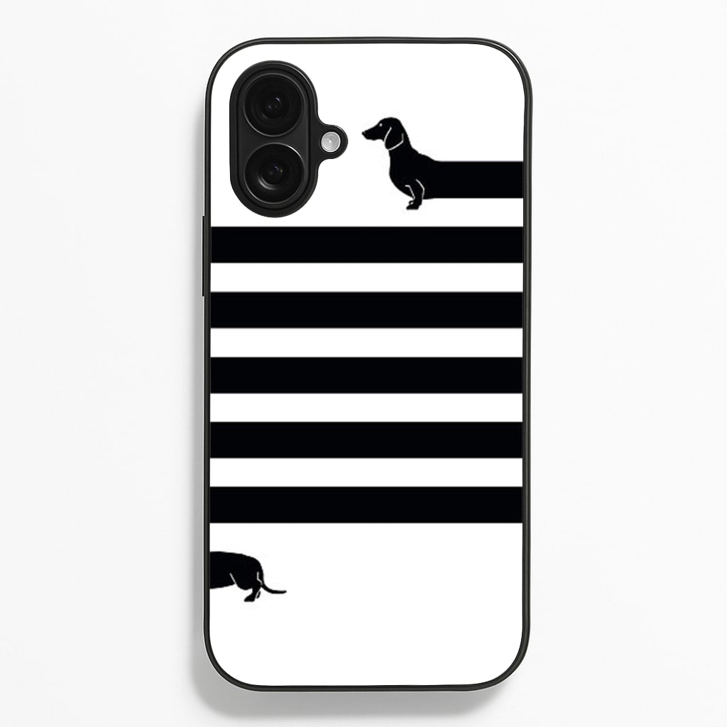 Dachshund Wrapped - Phone Case for iPhone 16 Plus