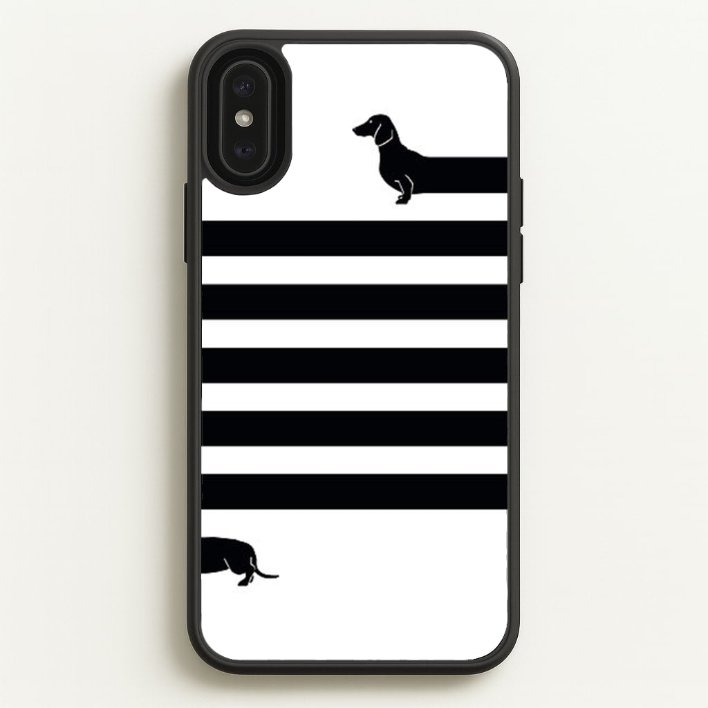 Dachshund Wrapped - Phone Case for iPhone XS Max