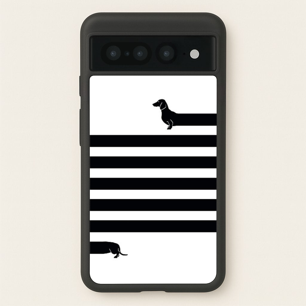 Dachshund Wrapped - Phone Case for Google Pixel 7 Pro