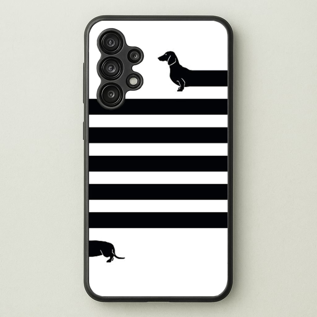Dachshund Wrapped - Phone Case for Galaxy A13