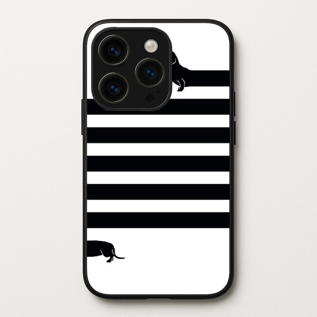 Dachshund Wrapped - Phone Case for iPhone 14 Pro