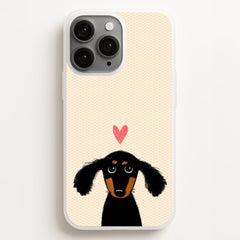 Dachshund Puppy Love Phone Case
