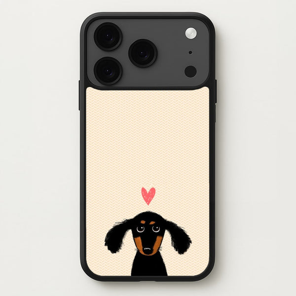 Dachshund Puppy Love Phone Case for iPhone 17 Pro Max