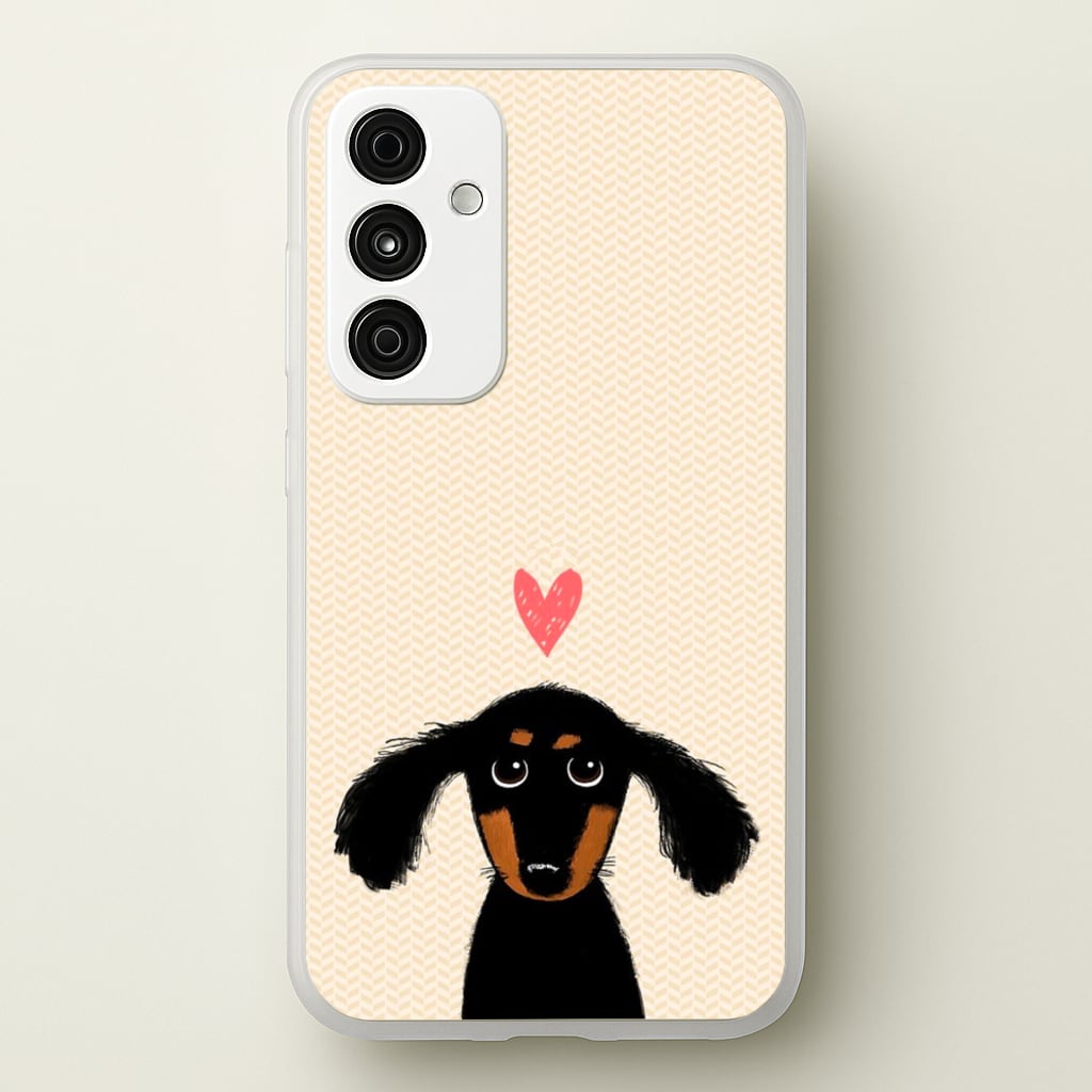 Dachshund Puppy Love - Phone Case for Galaxy A35