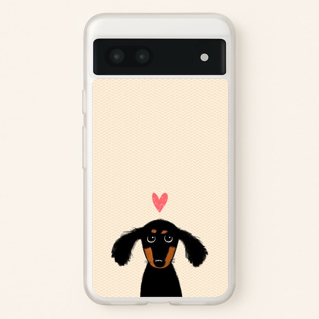 Dachshund Puppy Love - Phone Case for Google Pixel 6a