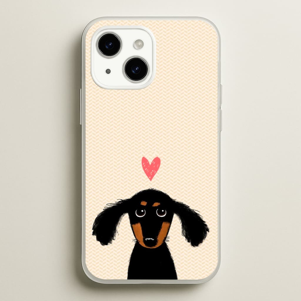 Dachshund Puppy Love - Phone Case for iPhone 14