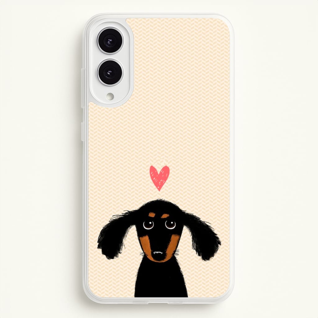 Dachshund Puppy Love - Phone Case for Galaxy S25 Edge