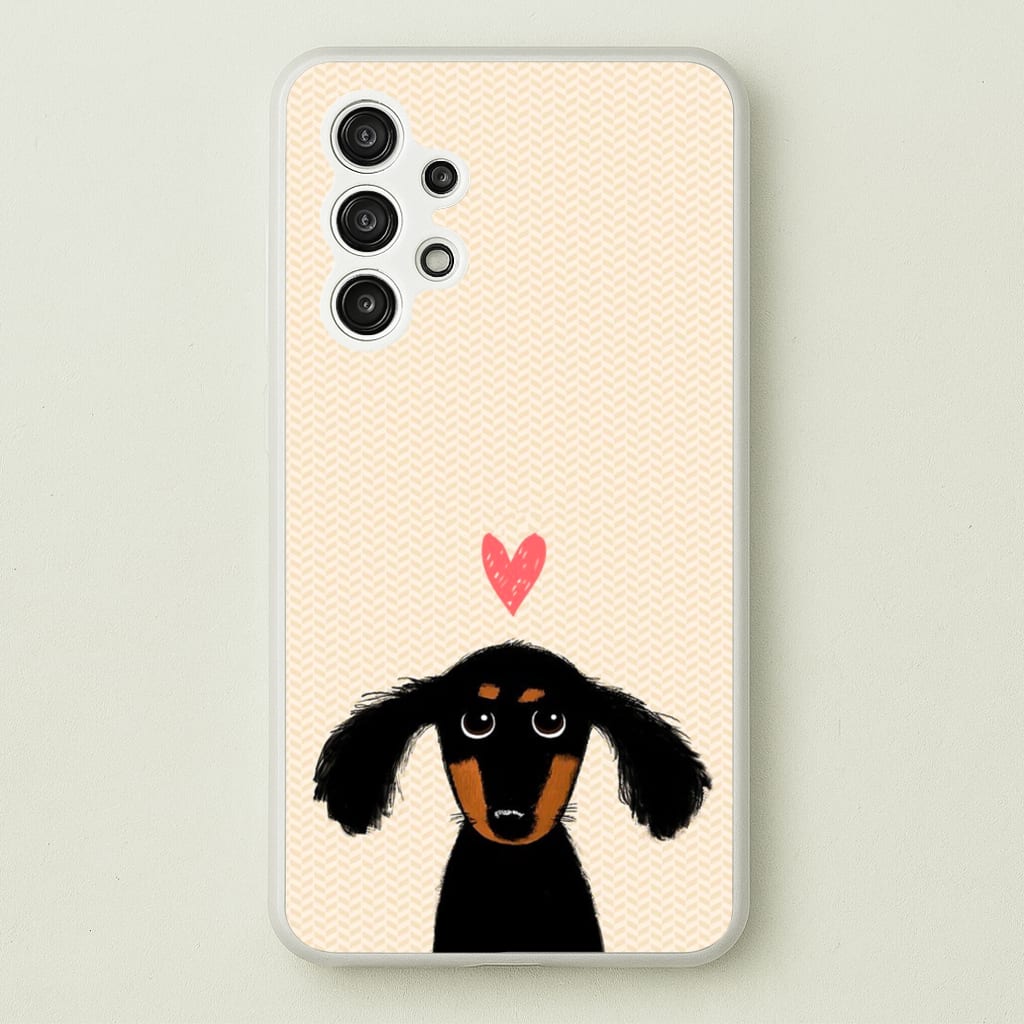 Dachshund Puppy Love - Phone Case for Galaxy A13