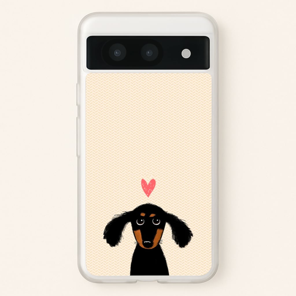Dachshund Puppy Love - Phone Case for Google Pixel 8a