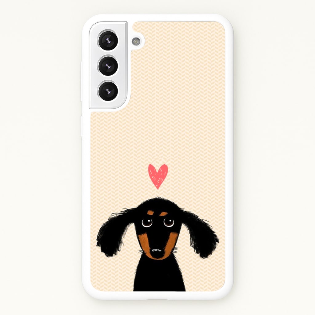 Dachshund Puppy Love - Phone Case for Galaxy S22 Plus