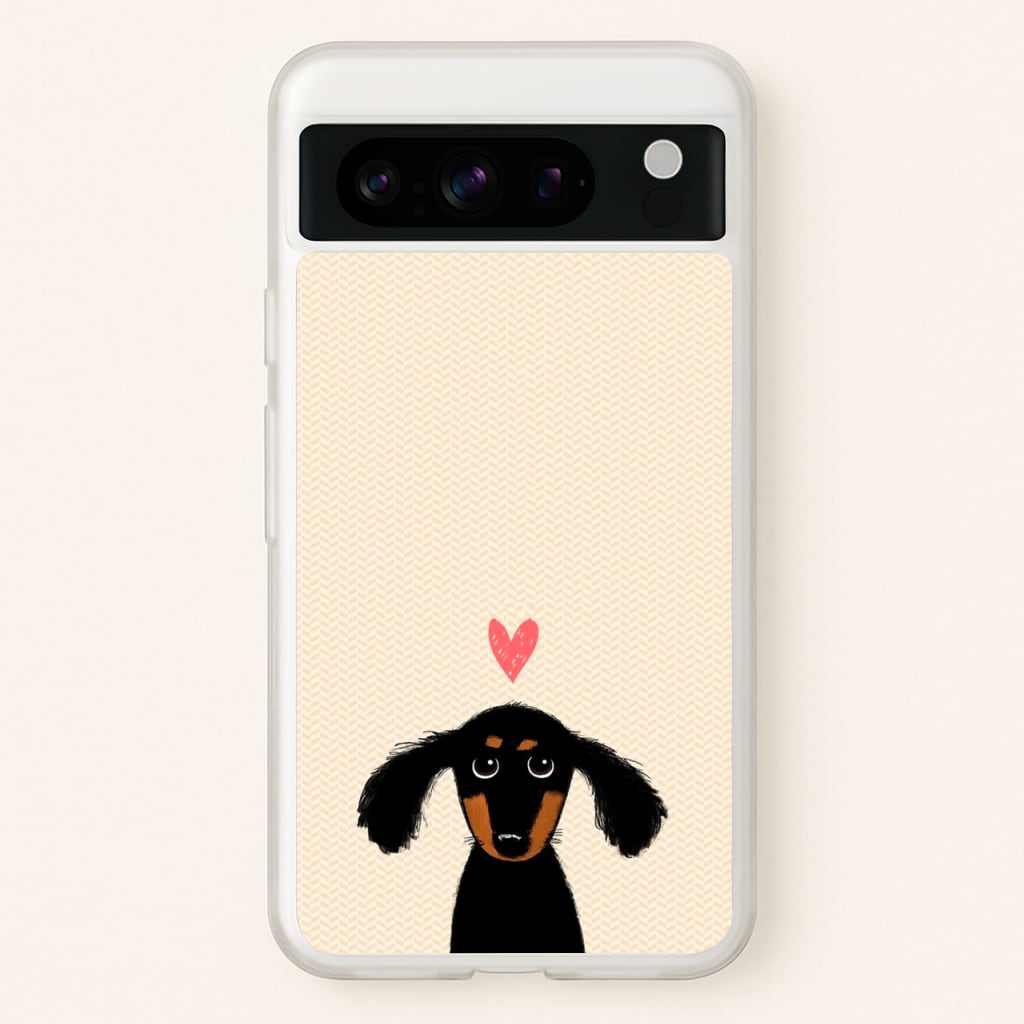 Dachshund Puppy Love - Phone Case for Google Pixel 8 Pro