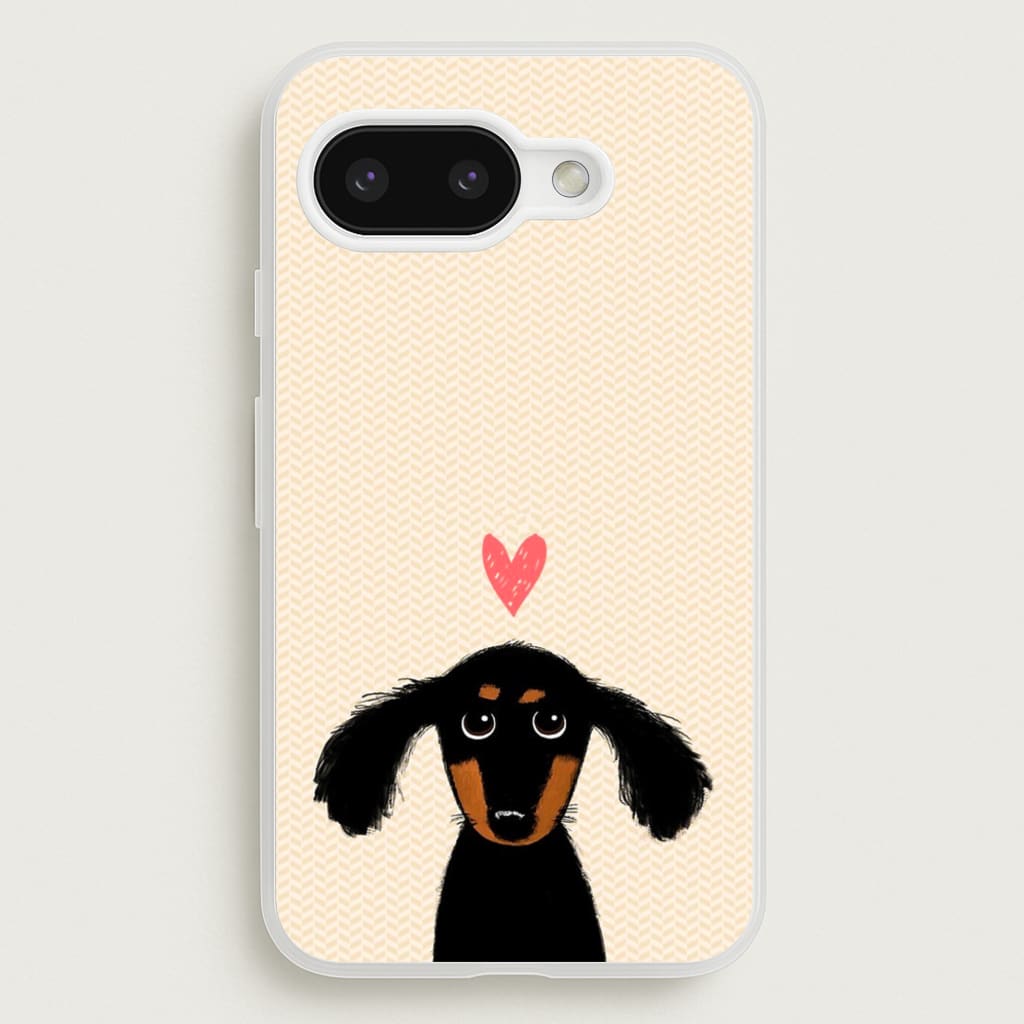 Dachshund Puppy Love - Phone Case for Google Pixel 9a