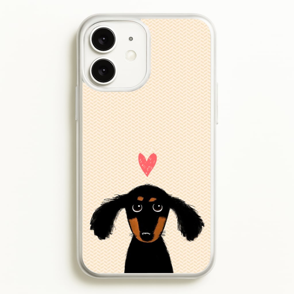 Dachshund Puppy Love - Phone Case for iPhone 11
