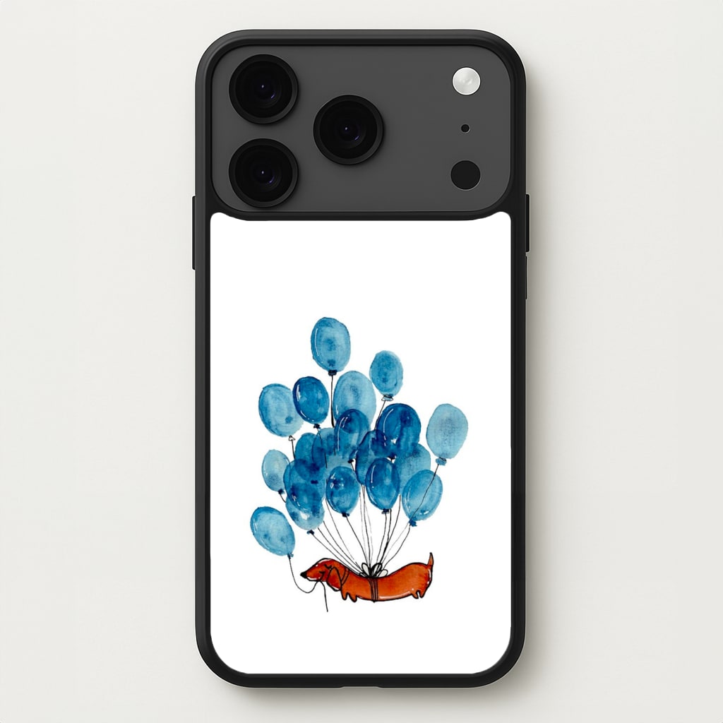 Dachshund And Balloons Phone Case for iPhone 17 Pro Max