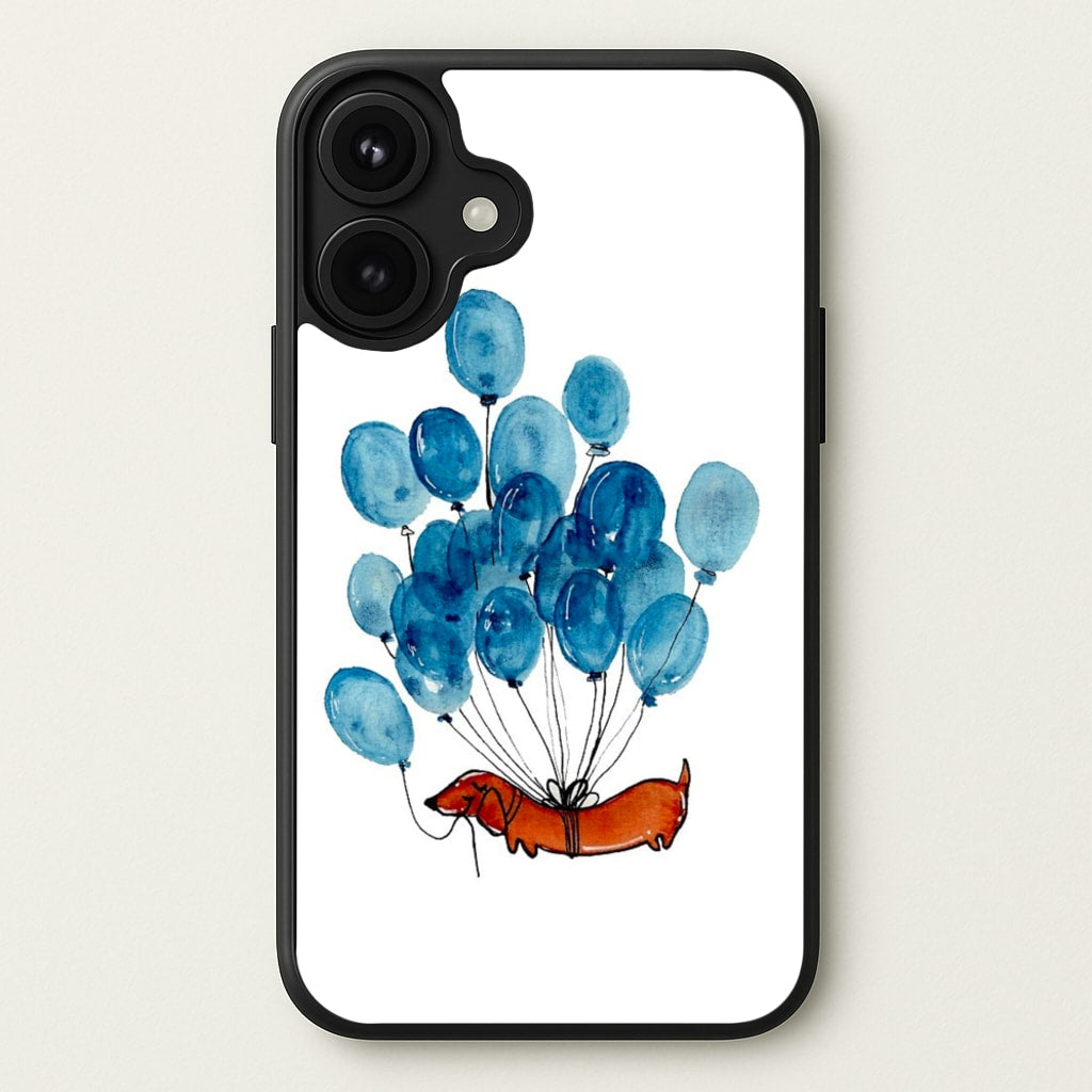 Dachshund And Balloons Phone Case for iPhone 17