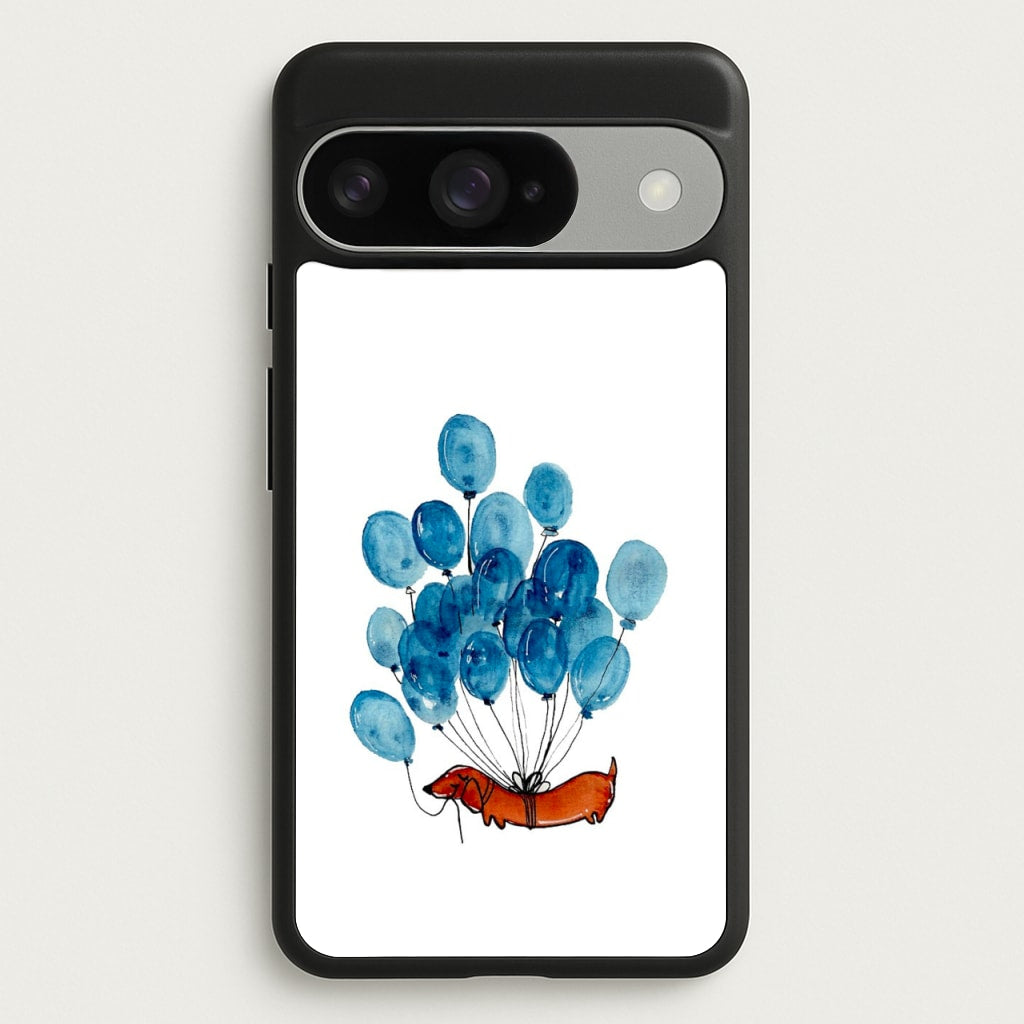 Dachshund And Balloons Phone Case for Google Pixel 10 / 10 Pro