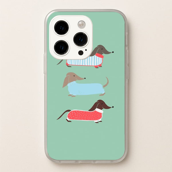 Sausage Dogs in Jumpers - Phone Case for iPhone 14 Pro Max