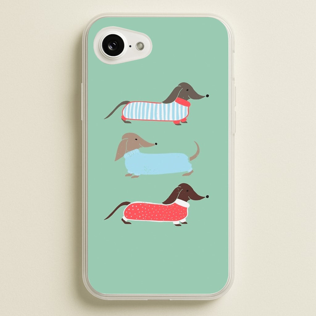Sausage Dogs in Jumpers - Phone Case for iPhone 16e