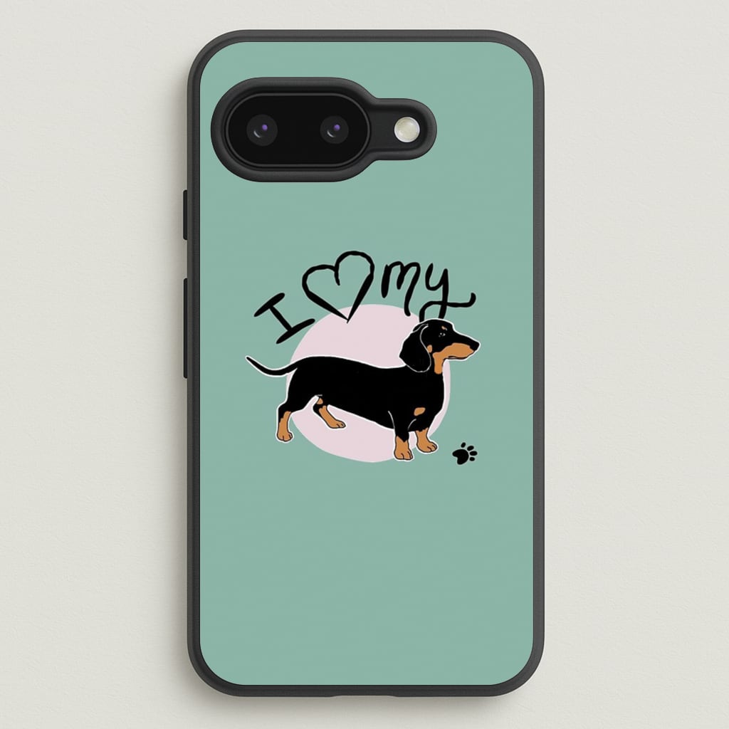 I Love My Dachshund - Phone Case for Google Pixel 9a