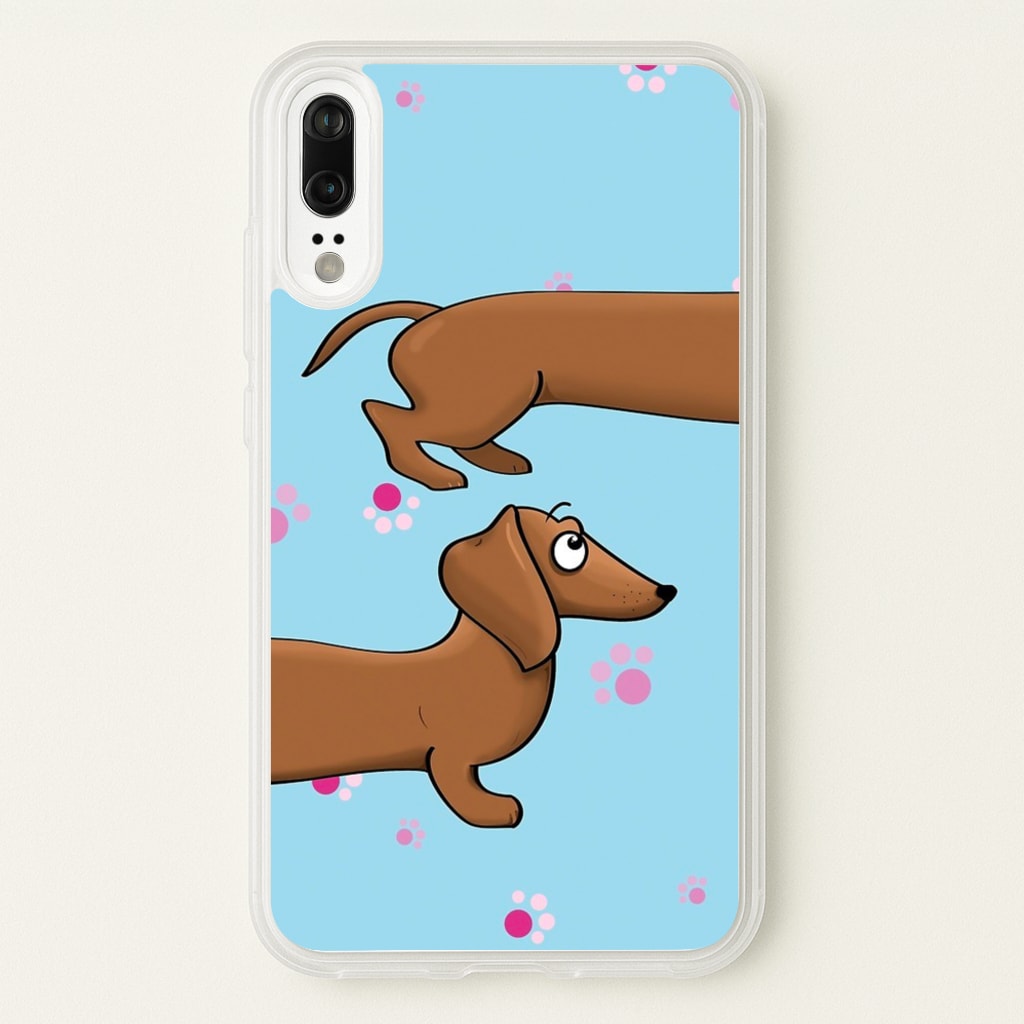 Dachshund 360 - Phone Case for Huawei P20