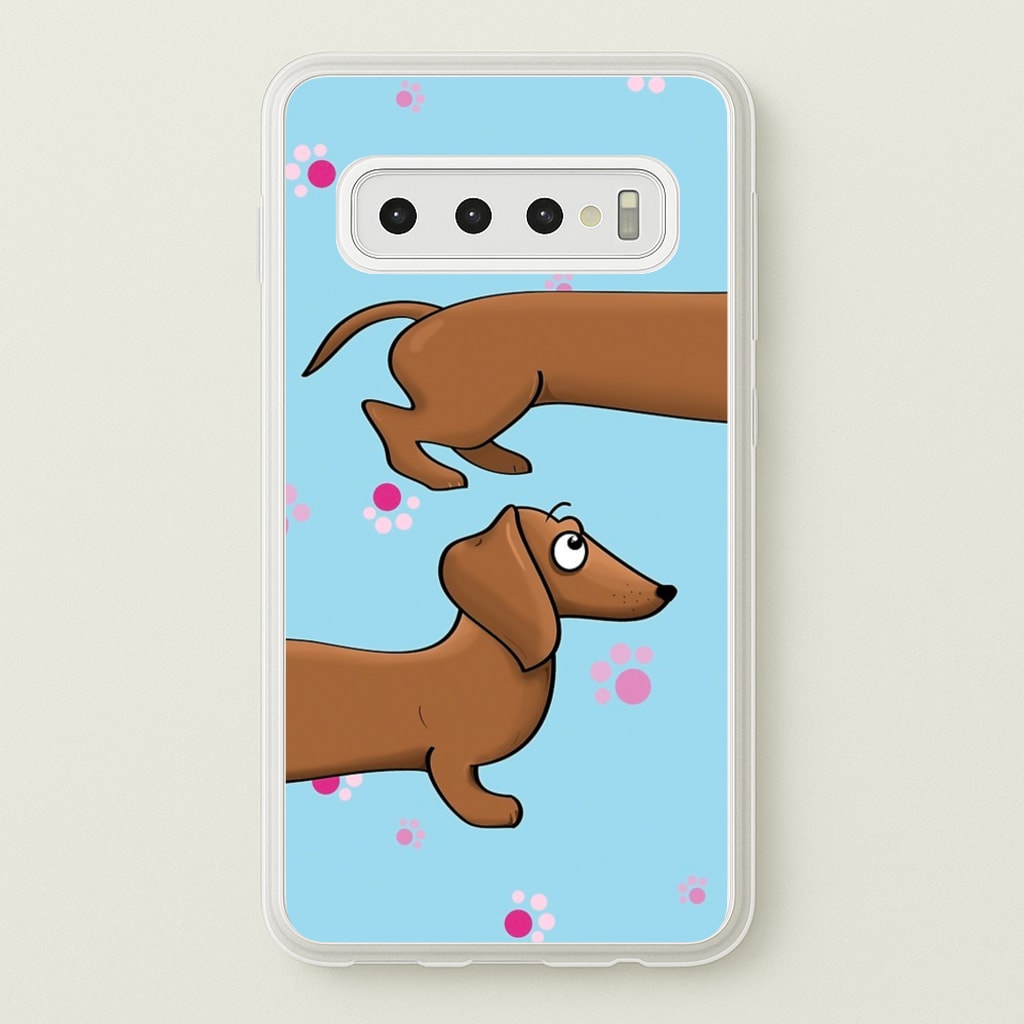 Dachshund 360 - Phone Case for Galaxy S10