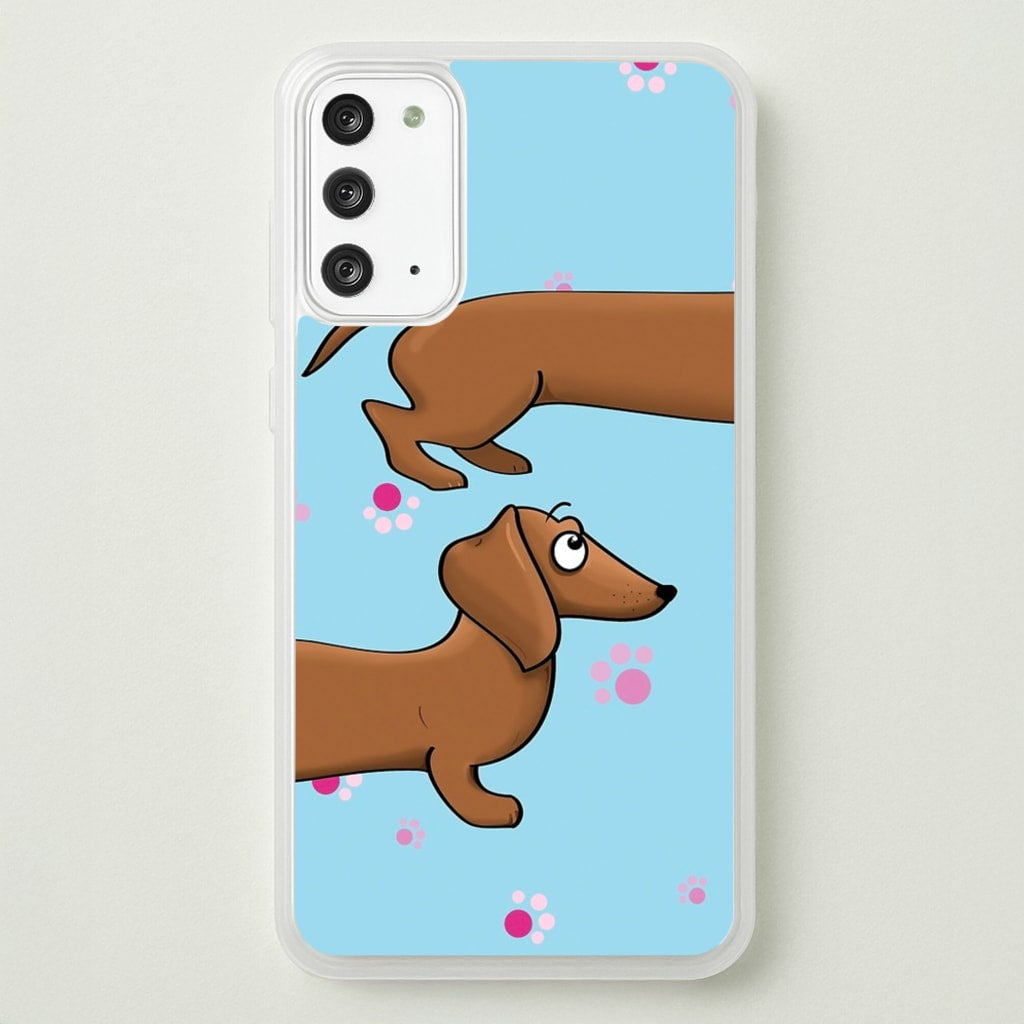 Dachshund 360 - Phone Case for Galaxy Note 20