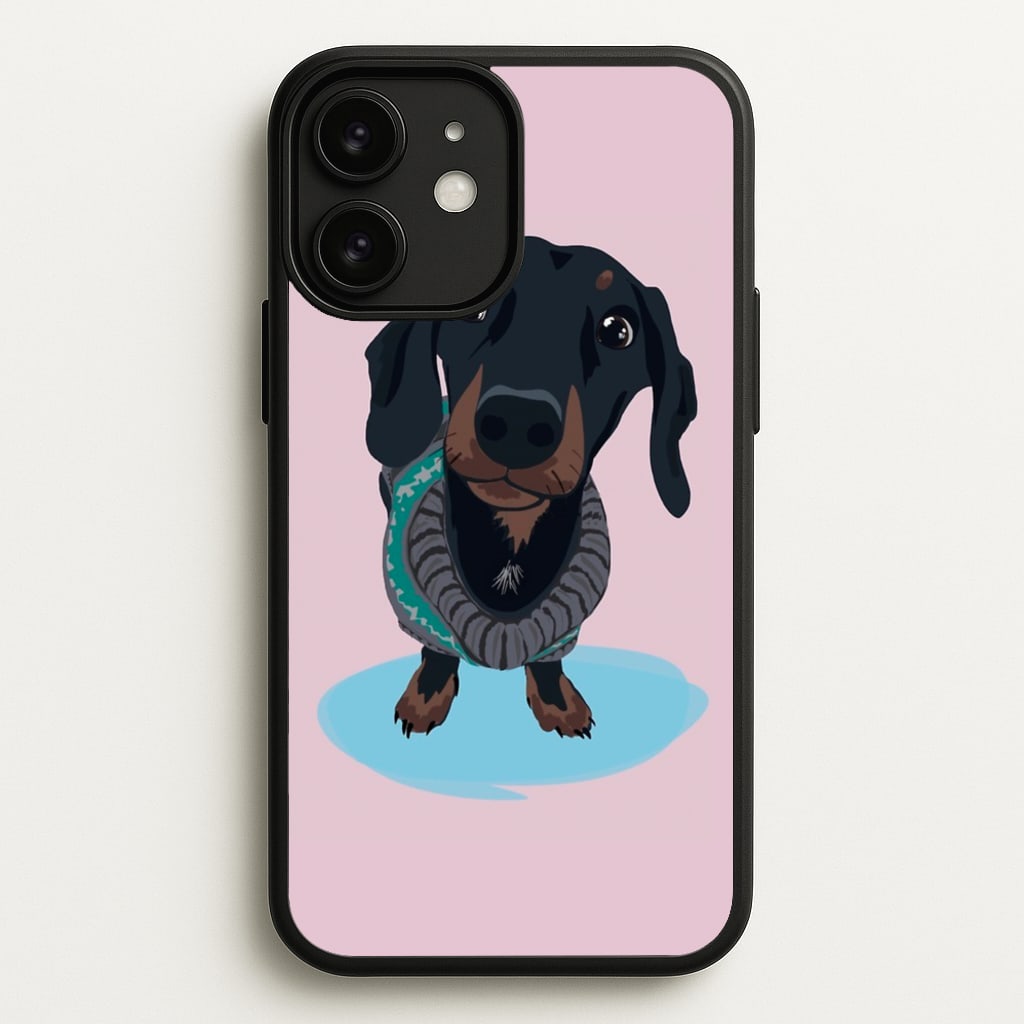 Cartoon Dachshund - Phone Case for iPhone 11