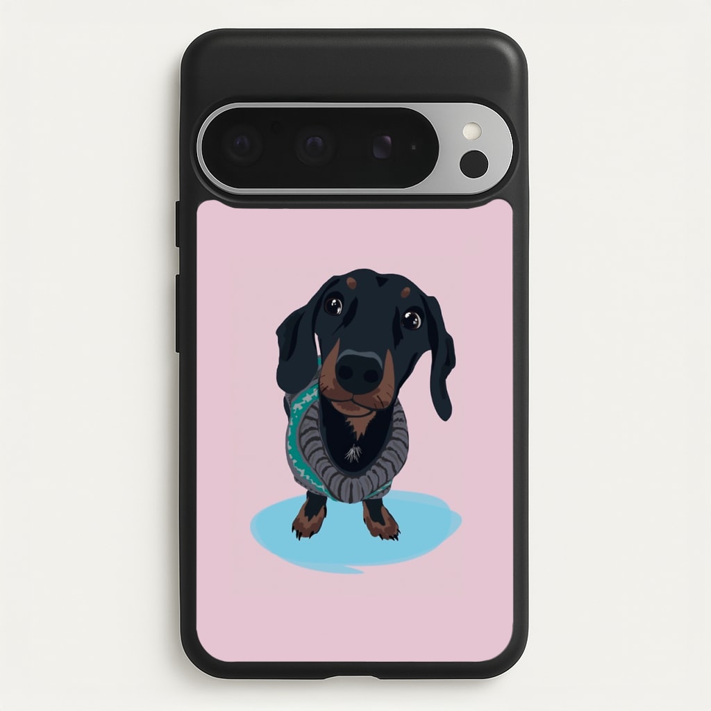 Cartoon Dachshund - Phone Case for Google Pixel 9 Pro XL