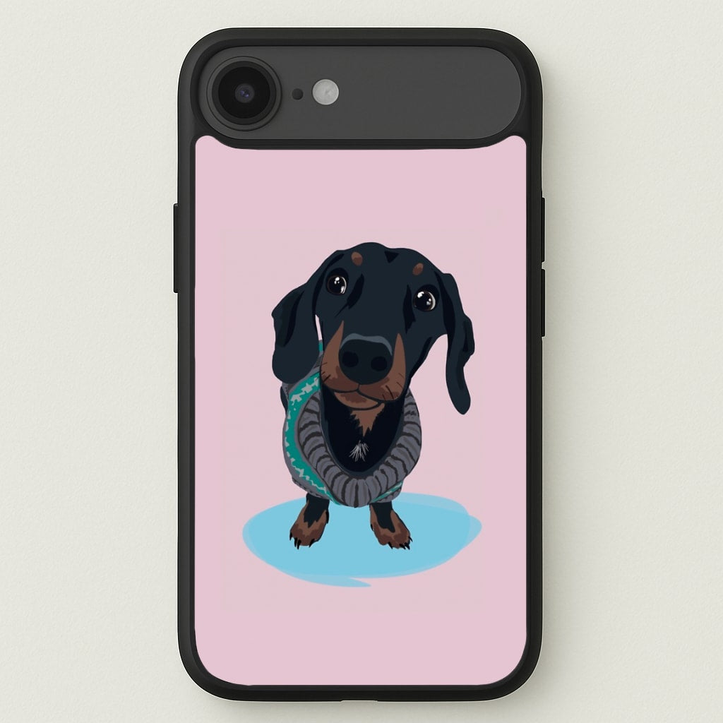 Cartoon Dachshund Phone Case for iPhone 17 Air