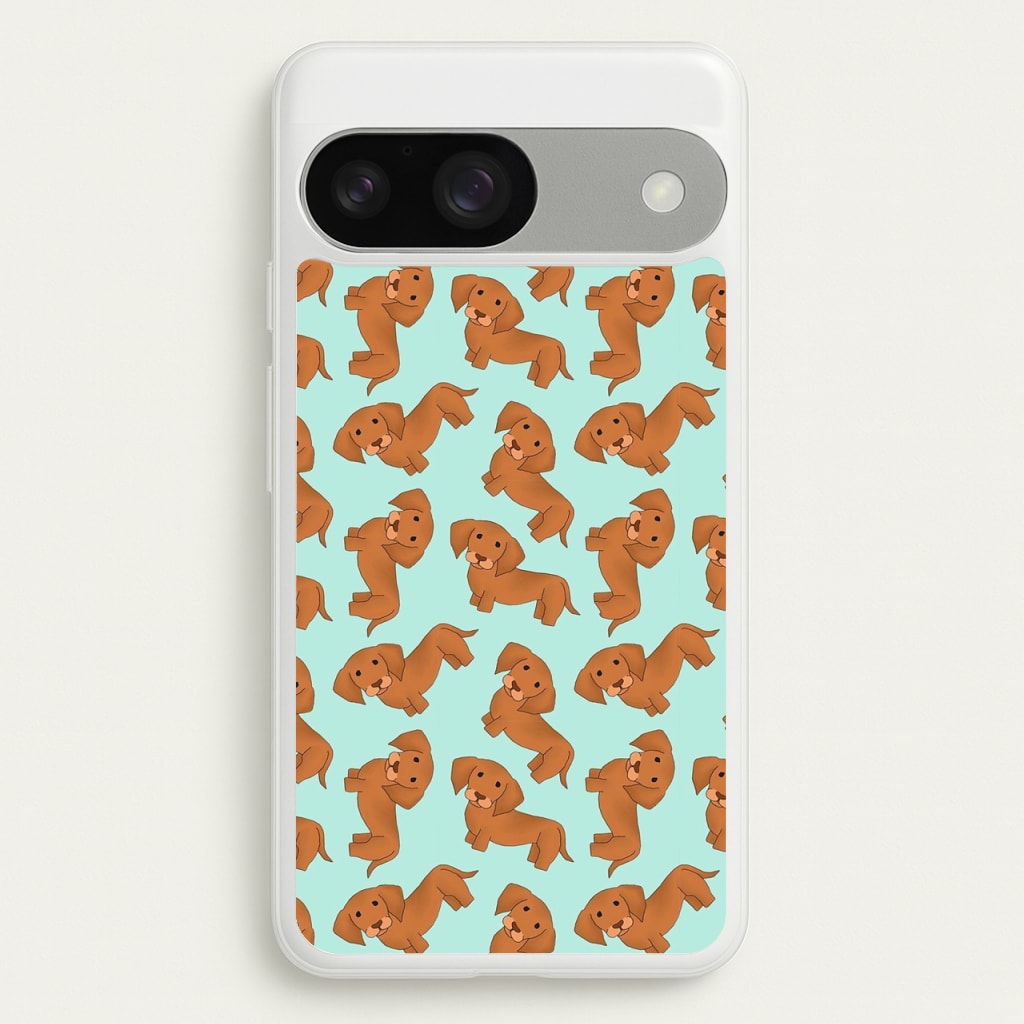 Sausage Dog Pattern - Phone Case for Google Pixel 9 / 9 Pro