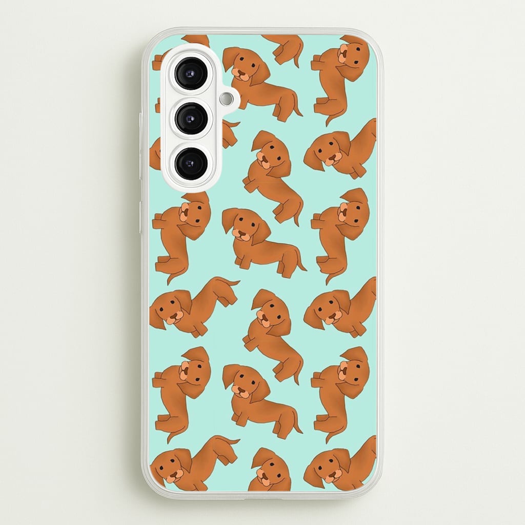 Sausage Dog Pattern - Phone Case for Galaxy A16