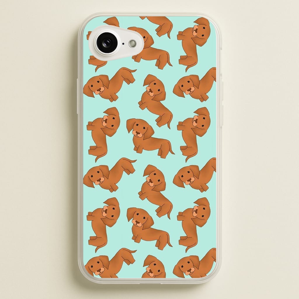 Sausage Dog Pattern - Phone Case for iPhone 16e