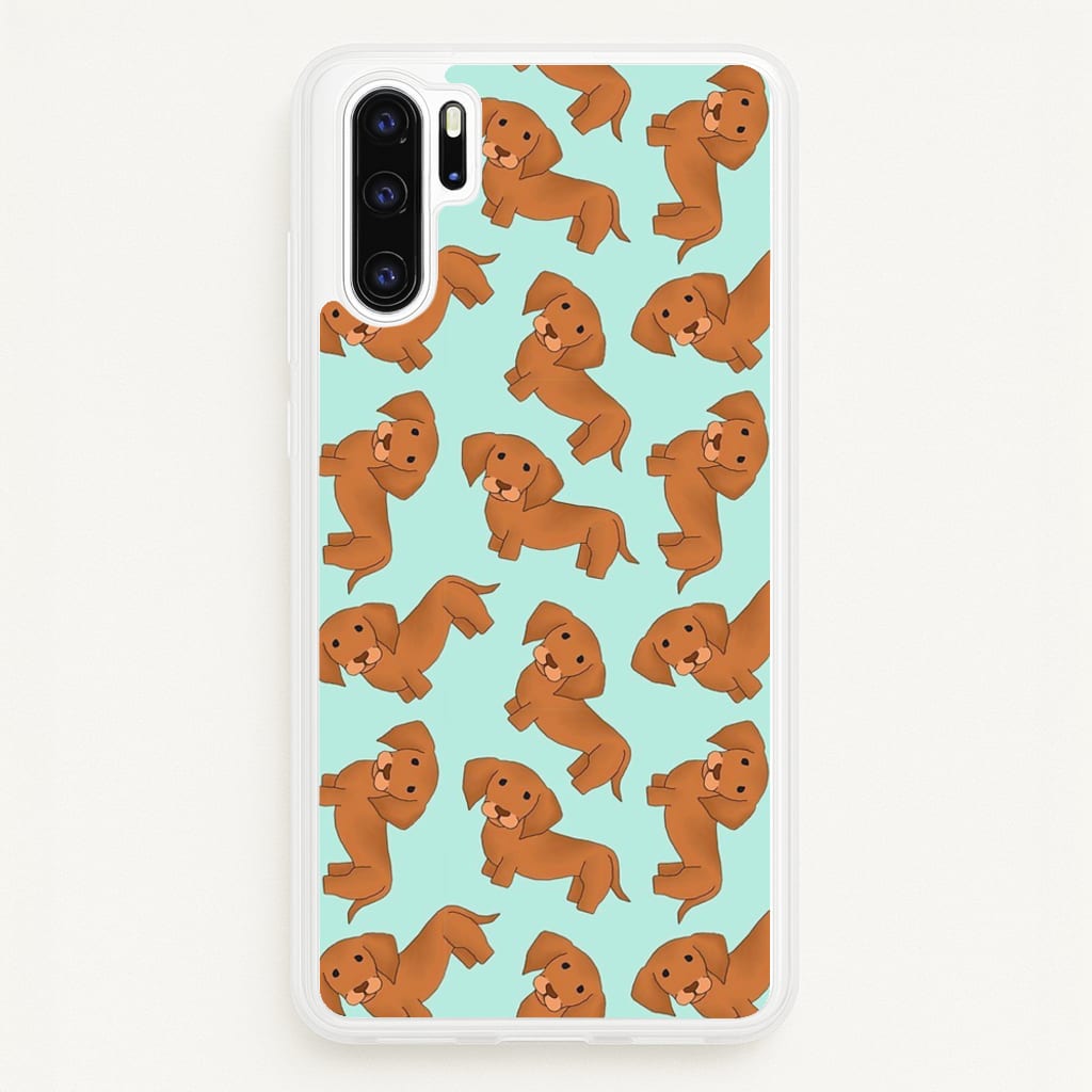 Sausage Dog Pattern - Phone Case for Huawei P30 Pro