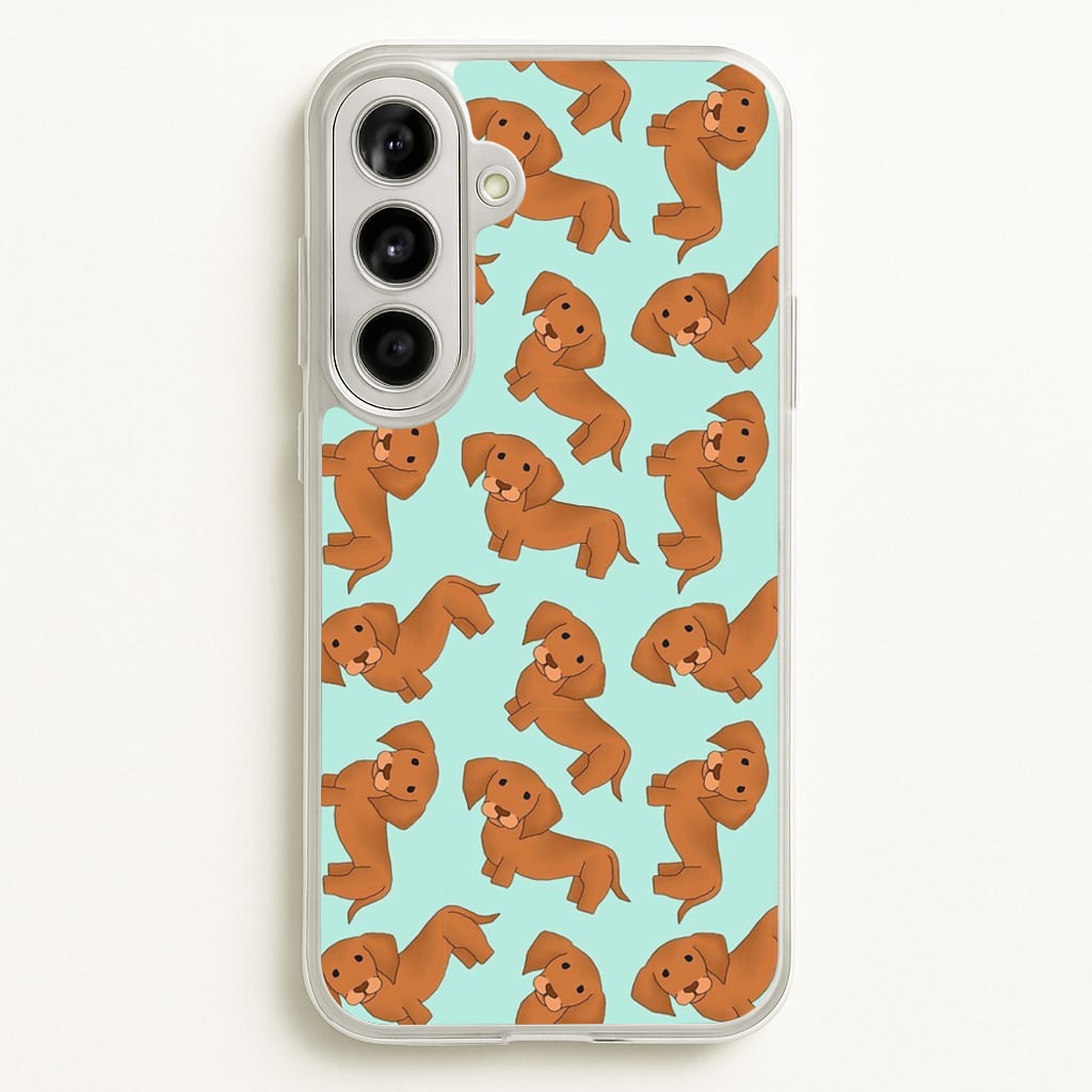 Sausage Dog Pattern - Phone Case for Galaxy A56