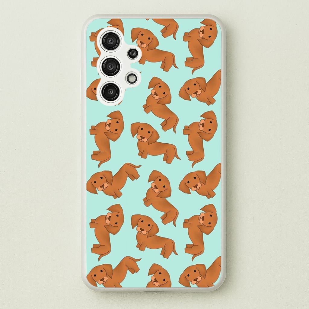 Sausage Dog Pattern - Phone Case for Galaxy A13